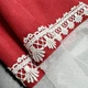 Короткие тюлевые шторы для кухни Adagio Windows Decor Ксения, красная занавеска с боковыми подхватами 140х170см (2шторы) - изображение 6