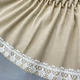 Короткие тюлевые шторы для кухни Adagio Windows Decor Ксения, бежевая занавеска с боковыми подхватами 140х170см (2шторы) - изображение 3
