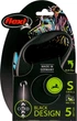 Поводок-рулетка Flexi Black Design S Трос 5 м 12 кг Голубой (4000498033333) - изображение 2