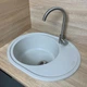 Кухонная мойка гранит ADAMANT Vast 610х495х200 Old Stone-10 с сифоном Nova - изображение 7