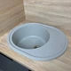 Кухонная мойка гранит ADAMANT Vast 610х495х200 Светло-серый-09 с сифоном Nova - изображение 5