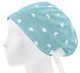 Медицинская шапочка женская HeadwearUniverse универсальная принт Cердечки белые маленькие - изображение 3