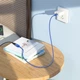Кабель удлинитель Type-C штекер на USB гнездо HOCO U107 1.2м Черный - изображение 5