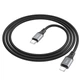 Кабель для зарядки телефона с быстрой зарядкой Type-C to Lightning Apple iPhone HOCO X86 |100см/20W| Черный - изображение 2