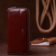 Кошелек женский на одну молнию из экокожи гладкий KIVI 19038 Коричневый - изображение 9