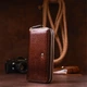 Женский лаковый клатч ST Leather 18908 Коричневый - изображение 7