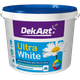 Краска интерьерная акриловая DekArt Ultra White белоснежная 20кг - изображение 1