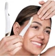 Тример жіночий для обличчя з підсвічуванням Flawless Dermaplane Білий, жіноча бритва для обличчя + 6 лез (VS7005639) - изображение 8