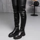 Ботфорты женские зимние Fashion Arion 3884 38 размер 24,5 см Черный - изображение 1