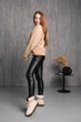 Ботинки дутики женские Fashion Jigsaw 3888 41 размер 26 см Бежевый - изображение 10