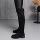 Ботфорты женские зимние Fashion Abu 3890 36 размер 23,5 см Черный - изображение 1
