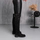 Ботфорты женские зимние Fashion Abu 3890 36 размер 23,5 см Черный - изображение 6