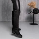 Ботфорты женские зимние Fashion Abu 3890 36 размер 23,5 см Черный - изображение 7