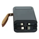 Портативний зарядний пристрій Power Bank XO PR142 With cable 30000 mAh 2USB Чорний - зображення 3