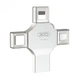 USB Флешка XO DK04 4in1 USB 2.0 / 256Gb Стальной - изображение 2