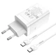 Швидкий зарядний пристрій Hoco N23 2PD 45W GaN Type C to Type C 1/2 – 45ват (для PD / для PPS / для QC / для FCP / для AFC) Power Delivery 3.0 - зображення 4