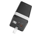 Зовнішній акумулятор HOCO J86A Powermaster 22.5W fully compatible power bank(50000mAh) Black (6931474759238) - изображение 2