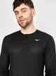 Спортивная кофта мужская Mizuno Dryaeroflow Ls Hz J2Ga255009 S Черная (5059431328141) - изображение 4