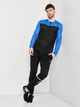 Спортивная кофта мужская Mizuno Dryaeroflow Ls Hz J2Ga255025 S Черная с синим (5059431328196) - изображение 3