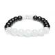 Браслет из натуральных камней Stonest Line White Black 14 (br032-14) - изображение 1