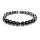Браслет із натурального каміння Stonest Line Black Grey №1 17 (br028-17) - зображення 1
