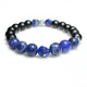 Браслет из натуральных камней Stonest Line Dark Blue Black 18 (br012-18) - изображение 1