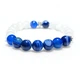 Браслет из натуральных камней Stonest Line Blue White 19 (br007-19) - изображение 1