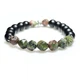 Браслет из натуральных камней Stonest Line Olive Black 16 (br008-16) - изображение 1