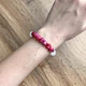 Браслет из натуральных камней Stonest Line Pink White 17 (br017-17) - изображение 2