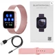 Смарт-часы Smartwatch T99s розовые (два сменных браслета) звонки, пульс, давление, кислород - изображение 3