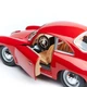 Машинка металева Bburago Porsche 356B (1961) 1:24, в асортименті: слонова кістка, червоний - зображення 5