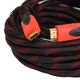 Кабель-удлинитель HDMI-HDMI 10 метров, HDMI кабель для монитора и телевизора (1009529-Black) - изображение 6