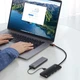 USB-хаб Baseus Lite Series 4-Port Type-C HUB Adapter Type-C to USB 3.0*4 25cm WKQX030301 Black - изображение 3