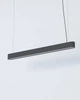 Подвесной светильник, люстра Nowodvorski 7535 Soft LED T8LED 1x16W 3000K 2300Lm IP20 графитовый - изображение 1