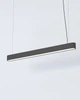 Подвесной светильник, люстра Nowodvorski 7535 Soft LED T8LED 1x16W 3000K 2300Lm IP20 графитовый - изображение 2