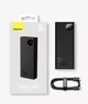 Портативна батарея Powerbank Baseus Adaman Metal Digital Display 20000 mAh 30W з 2 роз'ємами USB та 1 Type-c Чорний - зображення 15