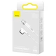 Кабель Baseus Zinc Magnetic Series iPhone Laptop Charging Cable Type-C to L-shaped Port 60W 2m White - зображення 2