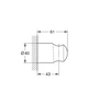 Настенный держатель для ручного душа Grohe QuickFix Vitalio Universal 27958000 - изображение 2