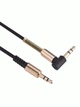 Перехідник AUX на AUX 90° з пружиной (mini-jack 3.5мм) | 0.9м - зображення 3