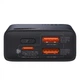 УМБ Power Bank Baseus Adaman Metal Digital Display 30W 10000 mAh black Черный - изображение 6