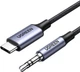 Кабель Ugreen CM450 USB Type-C Male to 3.5 мм Male Audio Cable with Chip 1 м Black (6957303821921) - зображення 1