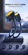 Кабель Ugreen HD106 HDMI Male to DVI (24+1) Round Cable 1.5 м Black (UGR-11150) - изображение 3