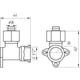 Кутник з вушками APE 754 L 1/2″x16 000000871 - зображення 4