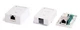 Розетка один порт екранована RJ45 STP біла 5E Hypernet MB-STP1 - изображение 2