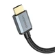 Кабель HDMI на HDMI 4K 60Hz Hoco High Definition ultra HD (1m, 4K 60Hz, HDMI2.0). Black - зображення 3