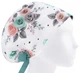 Медицинская шапочка женская HeadwearUniverse универсальная принт Розы на белом - изображение 1