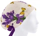 Медична шапочка жіноча HeadwearUniverse універсальна принт Метелики квіти - зображення 1
