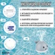 Игрушка для ванной Water Fountain Кит с фонтаном и подсветкой Серый (M7702000242) - изображение 3