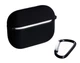 Чехол Nik (with fibra) с карабином для AirPods Pro 2 черный - изображение 1