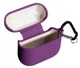 Чехол Nik (with fibra) с карабином для AirPods Pro 2 Violet - изображение 2